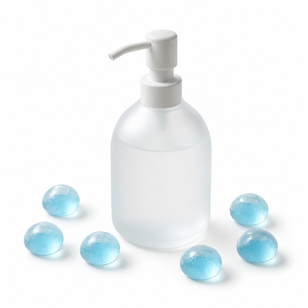 EbnznSm™ Essence Pods Concentrated Cleaning Refills, Just Add Water Cleaning Pods for Refillable Dispenser Bottle, Non-Toxic Dissolving Cleaner Pods, Zero-Waste Household Surface Cleaner Tablets for Kitchen, Bathroom & Everyday Home Cleaning