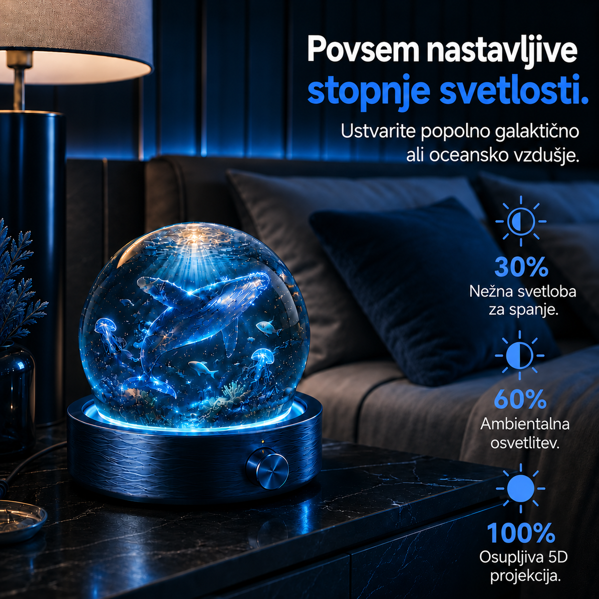 🌎 EBNZNSM® 2026 PRO MAX – pametni projektor svetov 5D 🌎 Več kot 100 poglobljenih svetov z upravljanjem prek Bluetootha in zvočnimi učinki