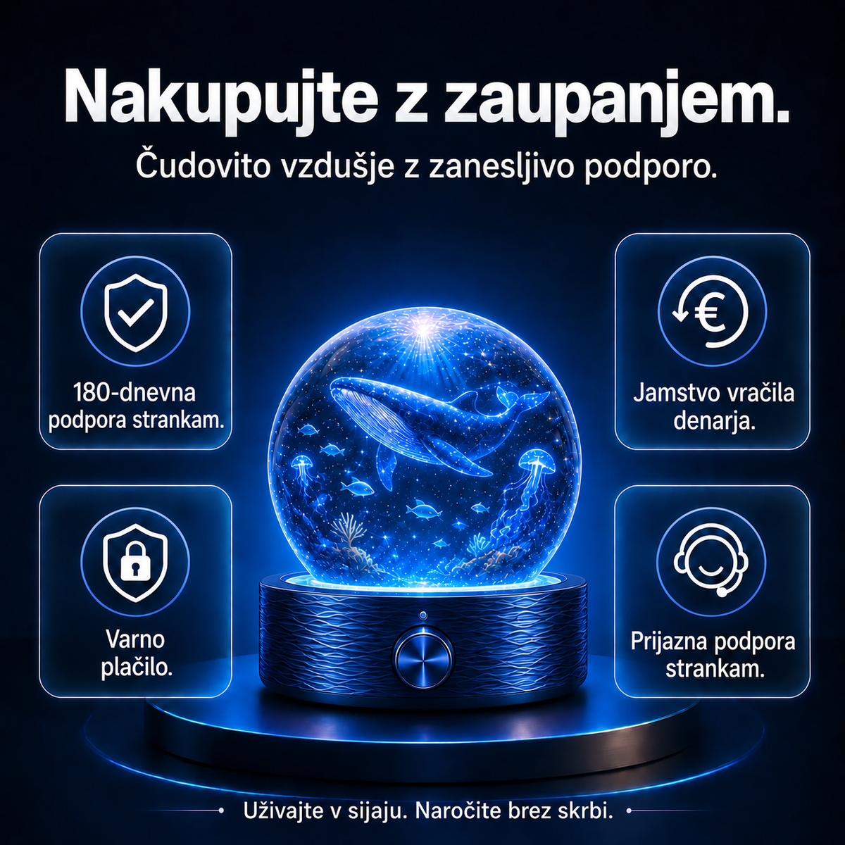 🌎 EBNZNSM® 2026 PRO MAX – pametni projektor svetov 5D 🌎 Več kot 100 poglobljenih svetov z upravljanjem prek Bluetootha in zvočnimi učinki